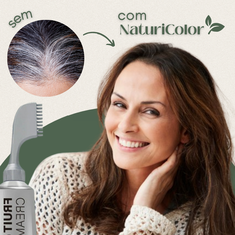 Tinta de Cabelo Vegetal NaturiColor® Tinta de Cabelo Sem Amônia + Pente de Brinde