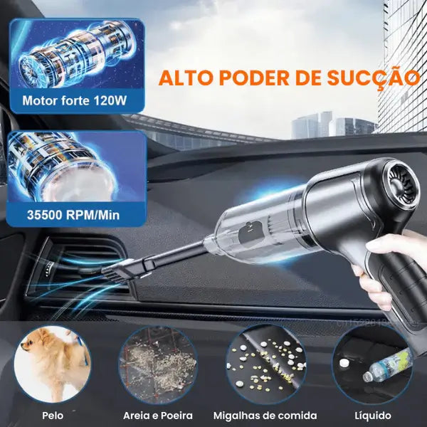 Aspirador de Pó Portátil 4 em 1 Top Cleaner®