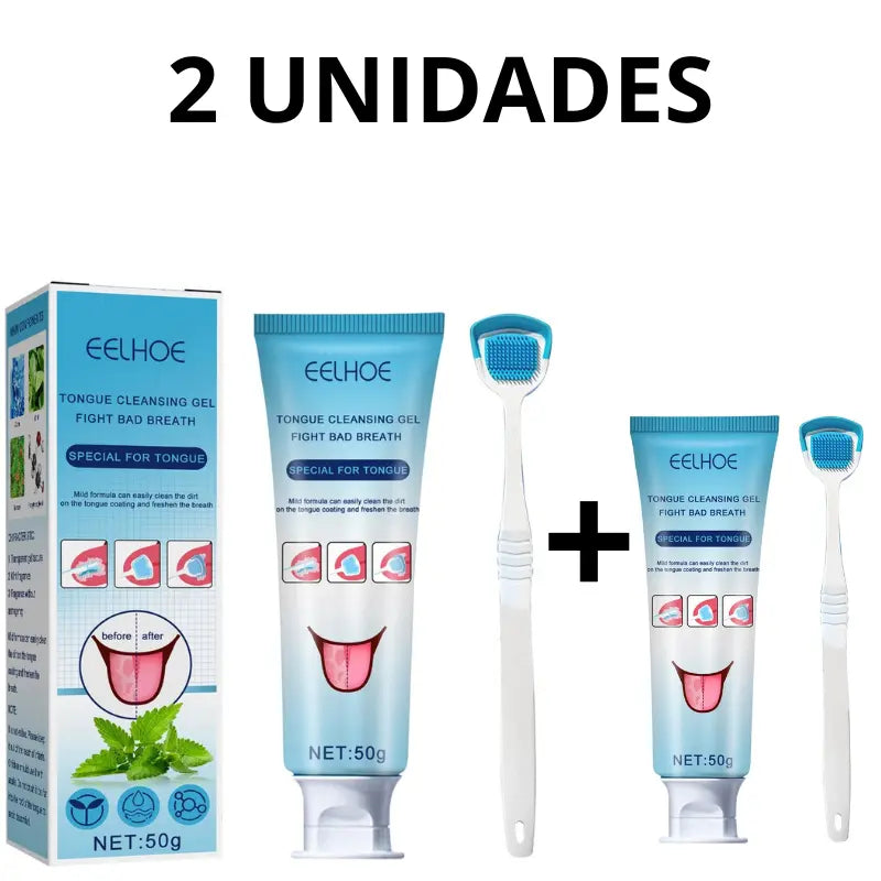 Kit Gel Bucal SyncFresh - Transforme seu Sorriso e Saúde Bucal [GANHE RASPADOR DE LÍNGUA GRÁTIS]