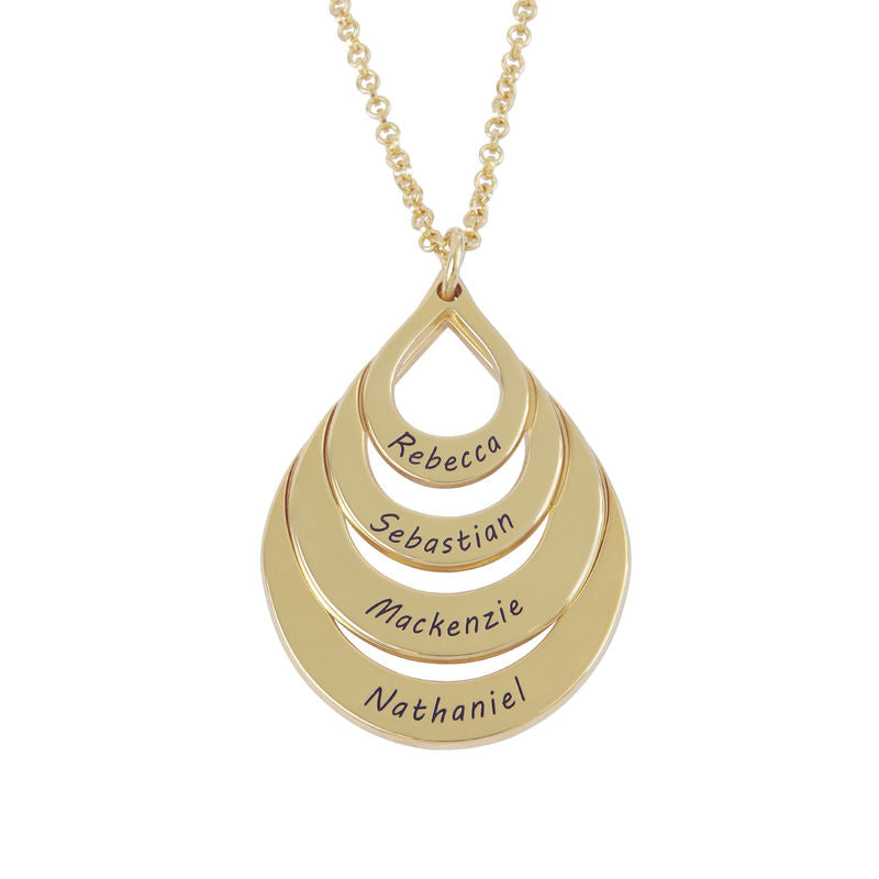 Colar Gotas Personalizadas -  Oferta Especial Dia das Mães