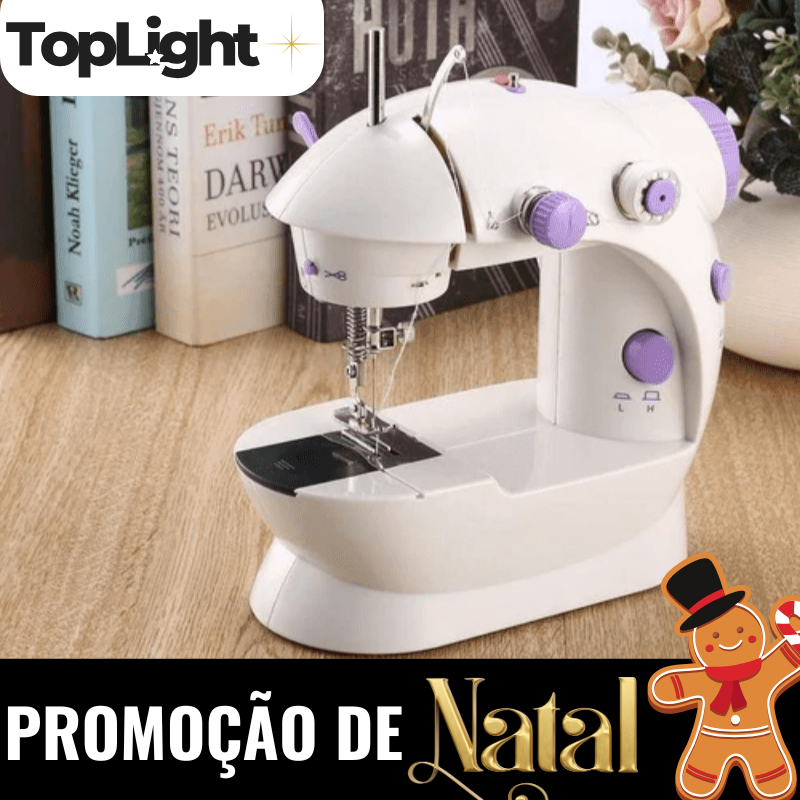 Mini Máquina de Costura + 3 Brindes Exclusivos